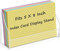SHIQIKEJIPTY 5x8 Acrylic Index Card Holder Index Card Display Stand by SHIQIKEJIPTY