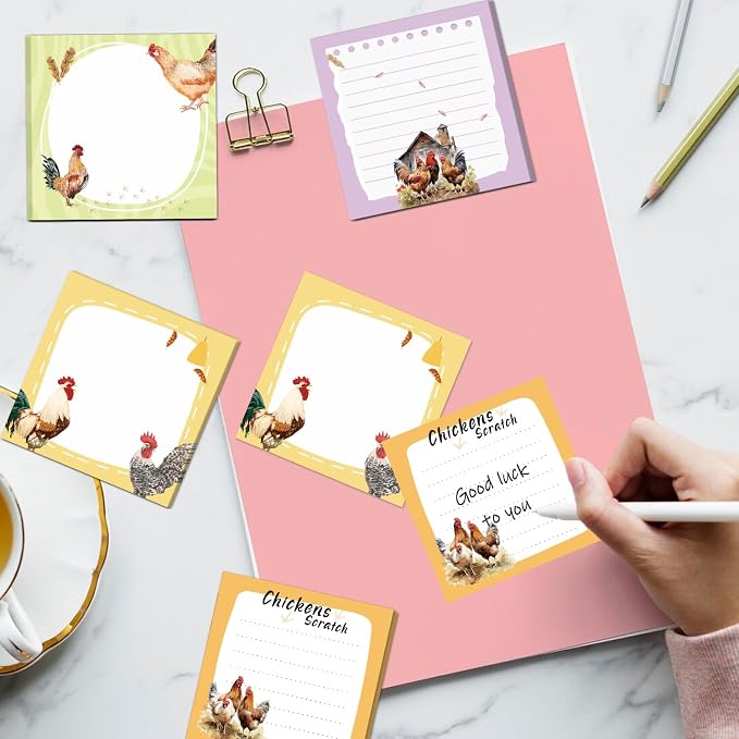 Lovarywow Chicken Sticky Notes Gifts - Image 6