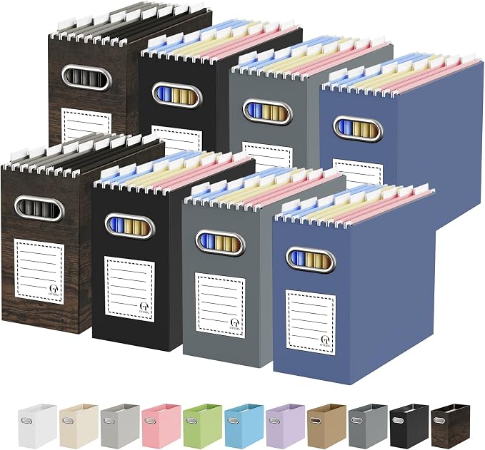 Oterri Cardboard File Organizer Box by Oterri