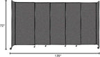Versare Straightwall Sliding Portable Wall Partition | Freestanding Office - Image 7