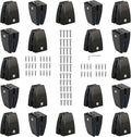 KSWLOR 20 PCS Office Desk Partition Support Bracket, Desk Divider Clamp by KSWLOR