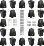 KSWLOR 20 PCS Office Desk Partition Support Bracket, Desk Divider Clamp by KSWLOR