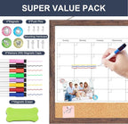 Calendar Whiteboard for Wall, 17x13 Inches White Board Calendar Dry Erase - Image 5