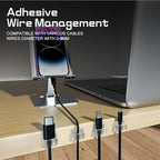 KGROTE 100PCS Cable Clips, Adhesive Wire Clips Strong Cord Clips Wire Holders - Image 3