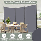 Room Divider 6FT Single Panel Privacy Screen, Portable Room Partitions and - Image 3