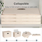 Graciadeco Large 17" 36 Quart Collapsible Stackable Storage Bins - Image 4