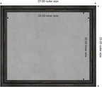 Amanti Art Black Framed Magnetic Board 23x27 Medium Vision Board - Image 3