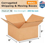 Small Moving & Shipping Boxes 6x6x3 inches - Image 2