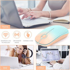VssoPlor Wireless Mouse, 2.4G Slim Portable Computer Mice - Image 6
