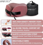 SPRFUFLY Super Soft Travel Pillow, 100% Memory Airplane Pillow - Image 4