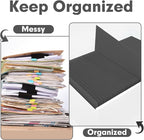 Two Pocket Folders, PANDRI 50 Pack 2 Pocket Folders, Letter Size Paper File - Image 3
