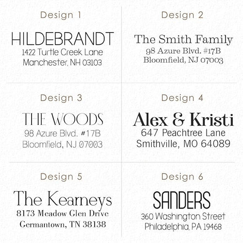 Address Stamp - Custom Stamps for Mailing I Create Personalized Name and Return - Image 2