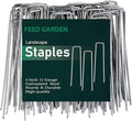 FEED GARDEN 6 Inch 200 Pack Galvanized Landscape Staples 11 Gauge Anti-Rust by FEEDGARDEN