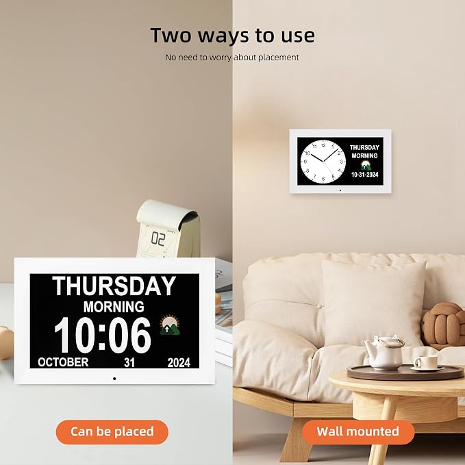 Memwake Digital Alarm Clock, Clock - Image 5