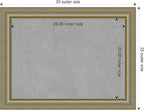Amanti Art Silver Framed Magnetic Board 25x33 Medium Vision Board - Image 4
