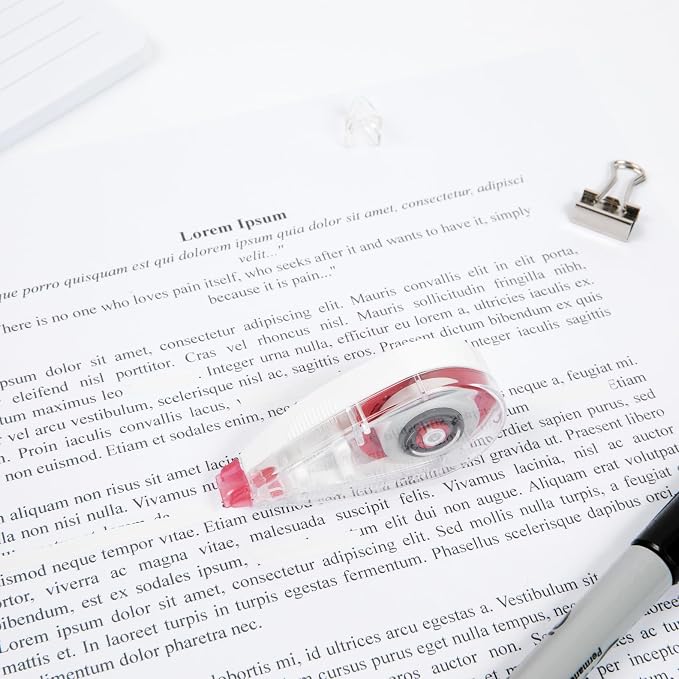 Plus Precision Correction Tape – 20-Pack, Smooth Instant Coverage, No Drying - Image 6