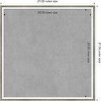 Amanti Art Silver Framed Magnetic Board 21x21 Medium Vision Board - Image 4