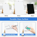WALGLASS Desktop Glass White Board 11"x 8" - Image 4