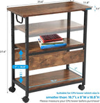 TooCust Computer Tower Stand, Computer & Machine Carts, Computers Towers Floor - Image 2