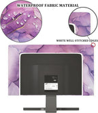 Baocicco Fashion Violet Marble Waterproof TV Dust Cover 70 Inch Anti-Static - Image 3
