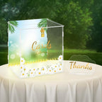 DIWNELEM Wedding Card Box with Lock&Light Large Letter Envelope Box Wedding by DIWNELEM