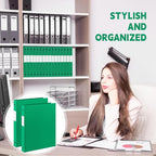 Henoyso 48 Pcs 3 Ring Binder 0.5 Inch Round Fits Letter Size 8.5'' x 11'' Paper - Image 6