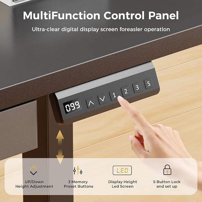 GTPLAYER Electric Standing Desk - Image 4