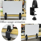 6-Pack Sneeze Guard Clamps for 1/8" to 1" Thick Panels, Adjustable Desk - Image 6