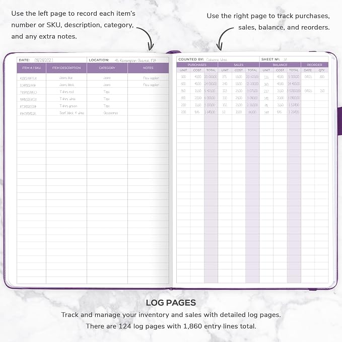 Clever Fox Inventory & Sales Log Book - Image 3