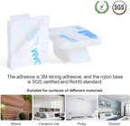 XHF 3/4” Adhesive Cable Wire Clips White 120pcs, Cable Staples Outdoor Cable - Image 3