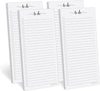 321Done To Do List Notepad 4-Pack, 3.7 x 8.5 by 321Done