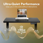 HUANUO 32" Small Electric Standing Desk Adjustable Height, 4 Memory Height - Image 6