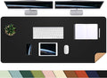 AFIING Leather Desk pad Protector, Large Non-Slip Office Desk Mat by AFIING