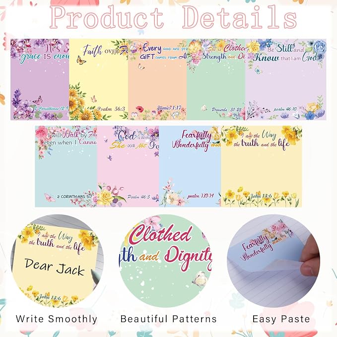 Lovarywow Bible Sticky Notes Gifts - Image 3