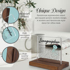 Sonographer Gifts, Thank You Desk Sign - Image 3