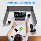 24 Pack Black Desk Dividers for Students, Privacy Shields Folder for Students - Image 4