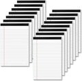 White Legal Pads 5x8 Small Note Pads 5x8 College Ruled Paper Tablets 15 Pack by Aidunmis