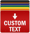 Custom Arrow, Custom Directional Sign, Down Arrow, 36x48 Inches, Reflective by MySignCenter