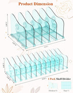 COWVTUJ Adjustable Rose File Organizer - Image 4