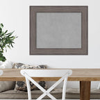 Amanti Art Grey Framed Magnetic Board 21x25 Small Vision Board - Image 5