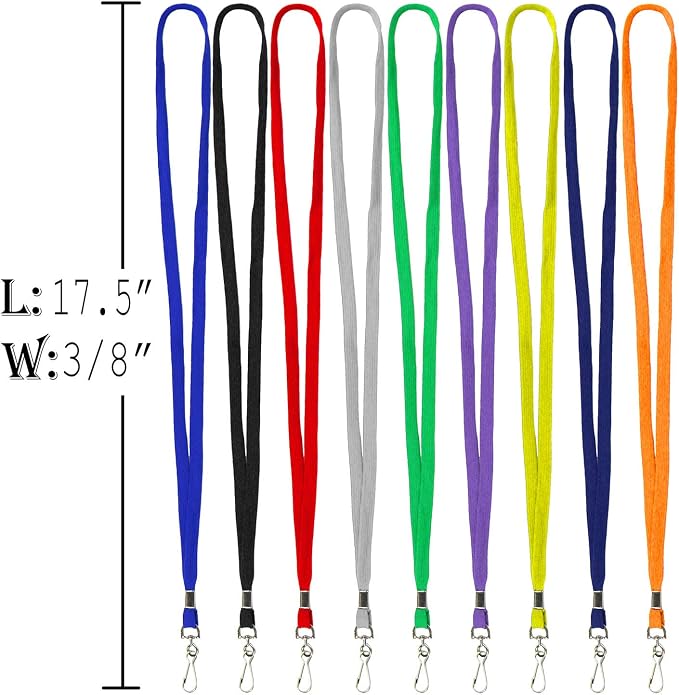 Ollain Badge Lanyards Flat Lanyard Swivel Hooks Durably Neck Bulk Lanyards - Image 2
