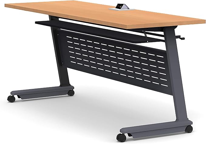 Tables Training Meeting Seminar Classroom Model 2558 15pc Beech Folding - Image 6
