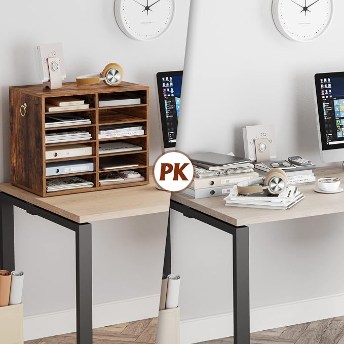 HOOBRO Literature Organizers, 12 Compartments Office Mailbox - Image 6