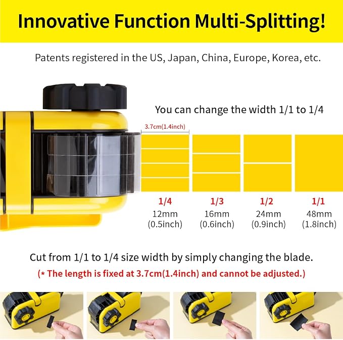 Multi-Section Tape Dispenser ZO-508: Innovative Cutter - Image 2