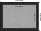 Amanti Art Black Framed Magnetic Board 24x32 Medium Vision Board - Image 2