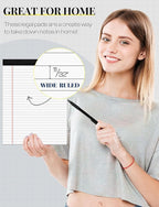 Legal Pads 8.5 x 11 White Note Pads 8.5 x 11 In 2 Pack Notepads 8.5 x 11 - Image 3