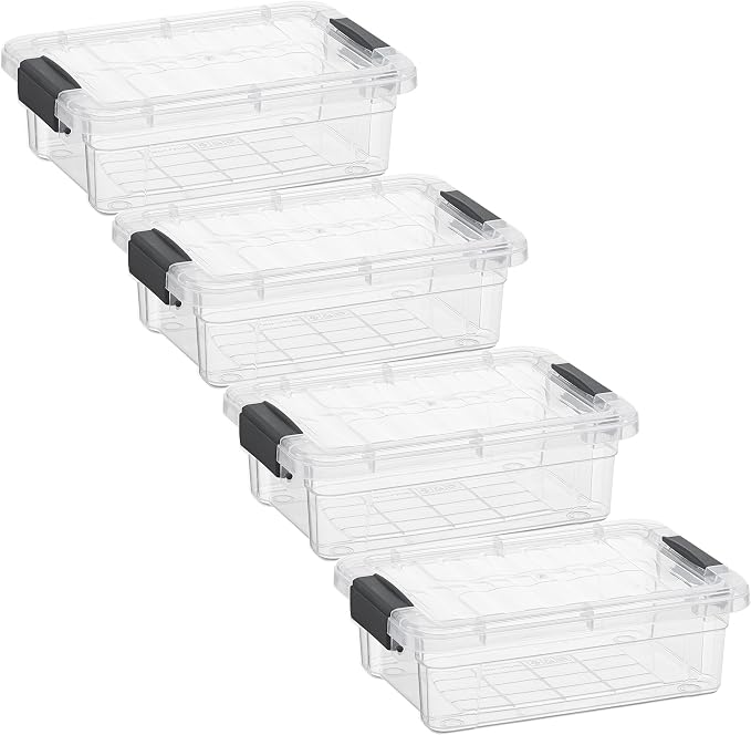 Superio Clear Storage Boxes by Superio