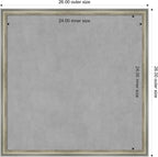 Amanti Art Silver Framed Magnetic Board 26x26 Medium Vision Board - Image 4