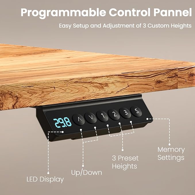 Kingant 55 x 30 Inch Electric Standing Desk - Image 6