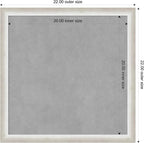 Amanti Art Silver Framed Magnetic Board 22x22 Medium Vision Board - Image 4